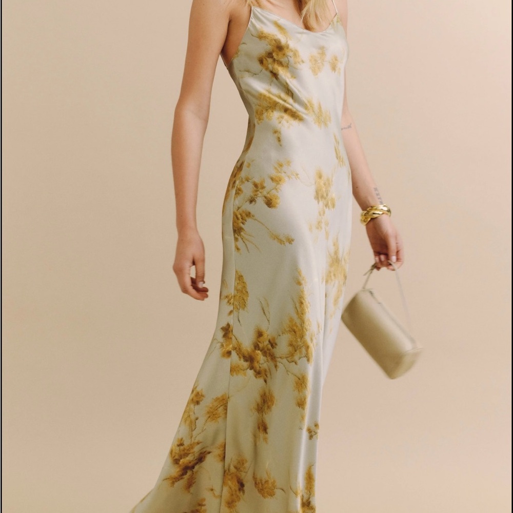 Reformation Parma Silk Dress